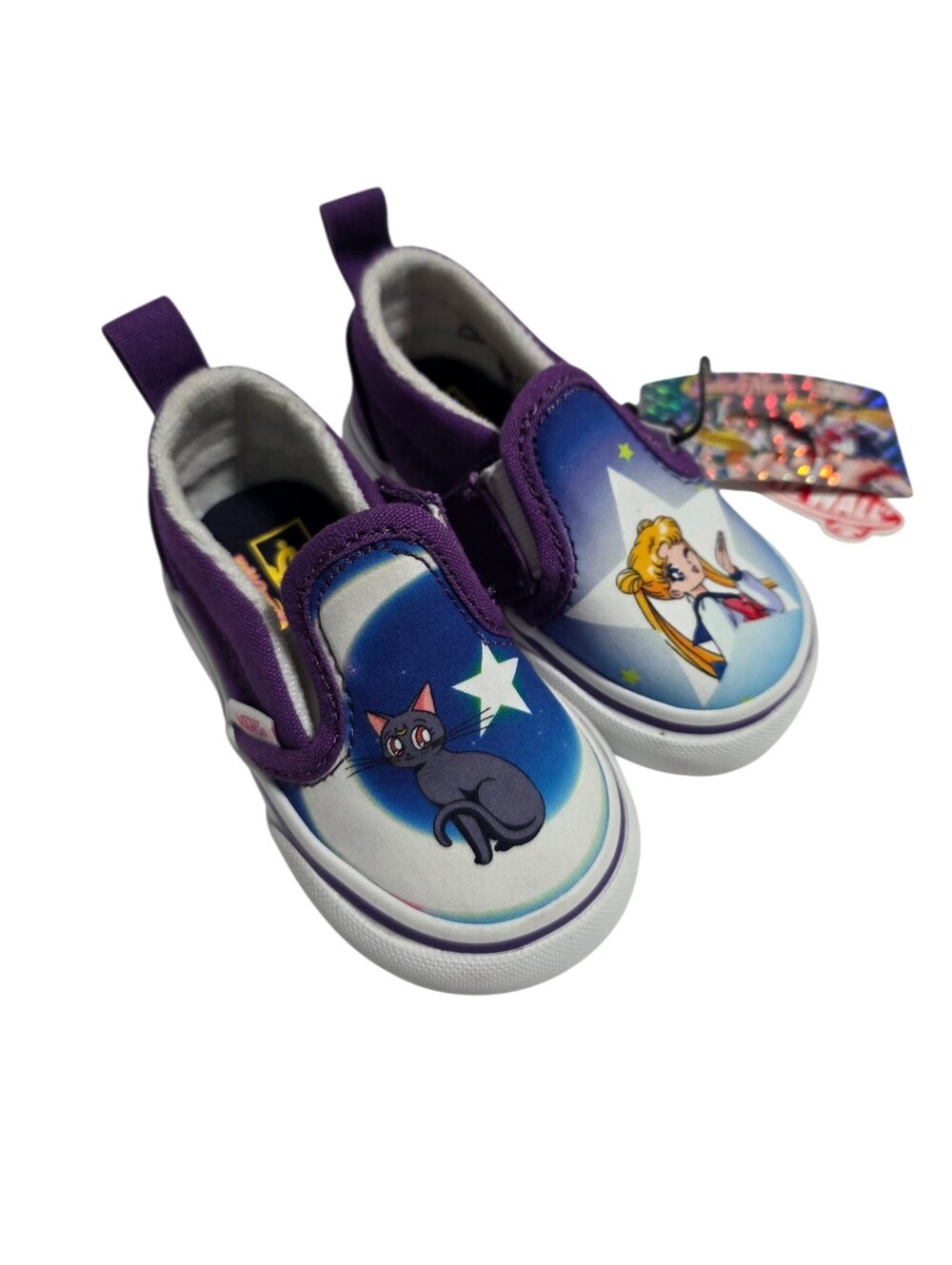 Vans x Sailor Moon Slip On V Pretty Guardians Sneakers Size 3.5 Toddler